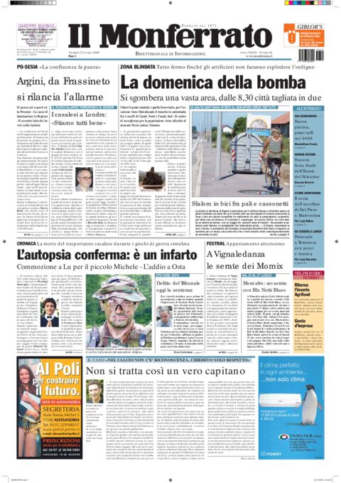 Il Monferrato - Edizione 58 del 22/07/2005